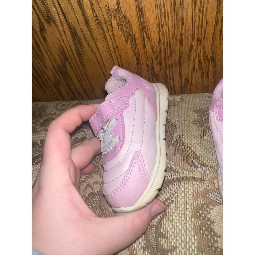 Carters Pink Tennis Shoes Toddler Size 4